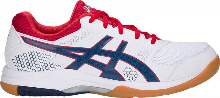 Asics Gel-Rocket 8 White / Deep Ocean